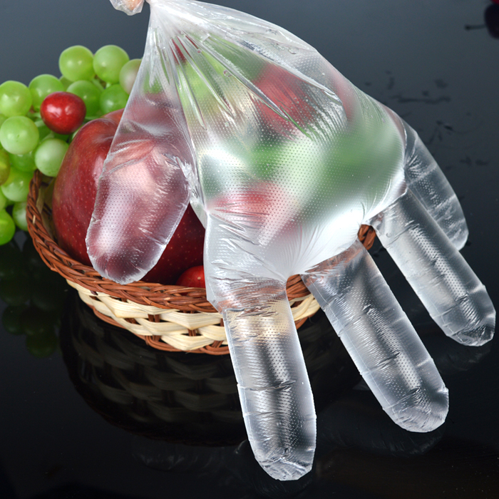 컴포트 투명 폴리에틸렌 식음료 매장 식품 장갑